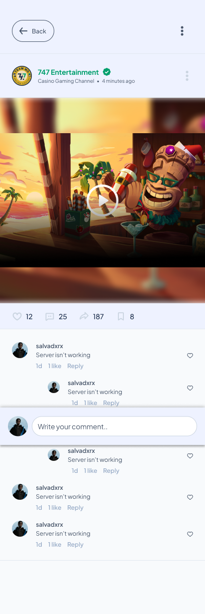 Mobile - Comments